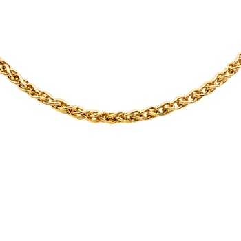 9ct gold 24.8g 18 inch unusual Chain